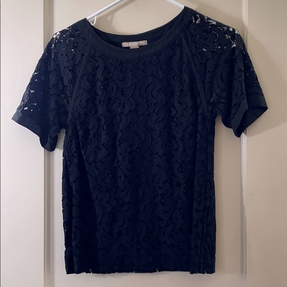 Banana Republic Tops - Banana republic black lace top